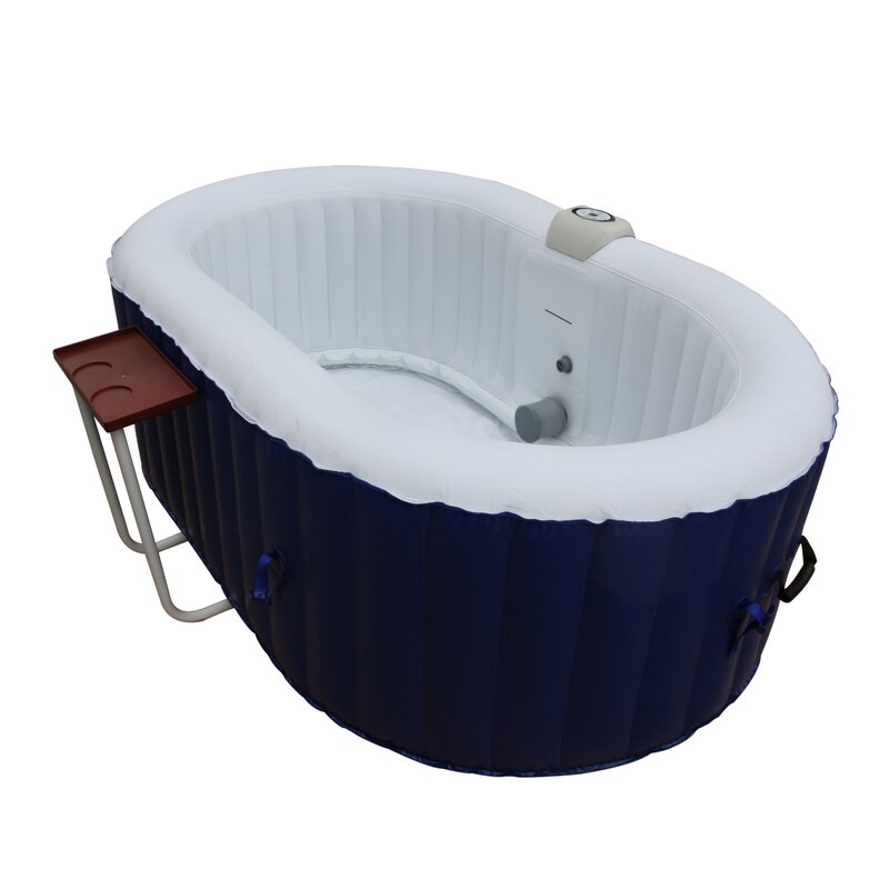 Oval 2 Person 130 Jet Inflatable Hot Tub 